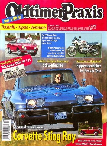 Deckblatt Oldtimer Praxis (04/2005)